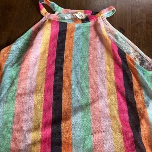 Bibi striped colorful tank top.  Like new